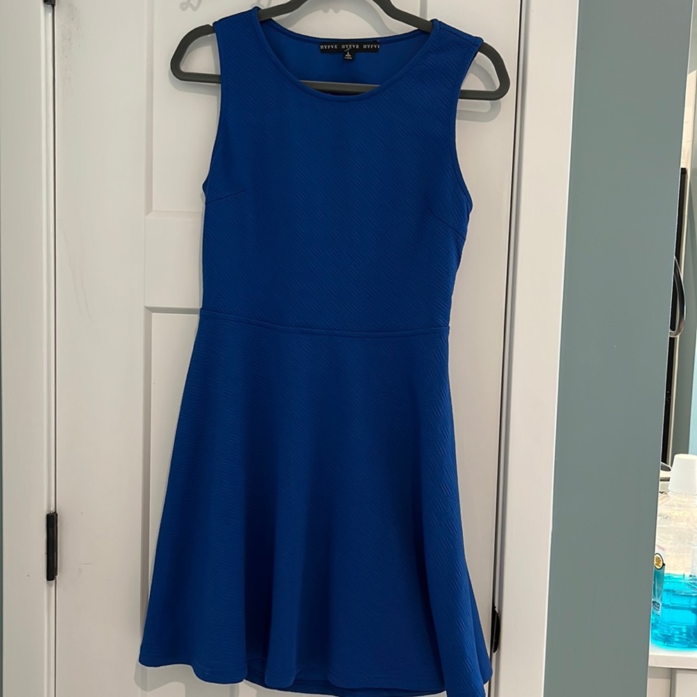 DARLING Mini dress with sexy back * SIZE L * Beautiful Royal Blue